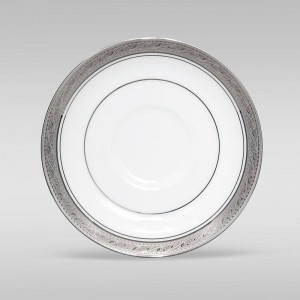 Noritake Crestwood Platinum After Dinner Saucer NTK6108